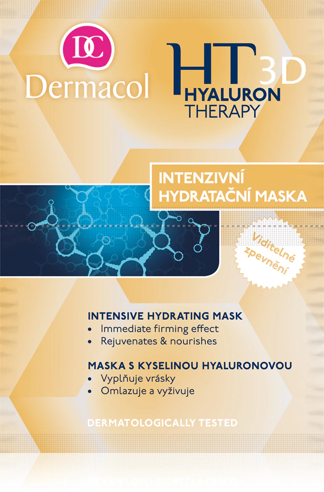 Dermacol Hyaluron Therapy 3D intensive hydrating mask with hyaluronic acid