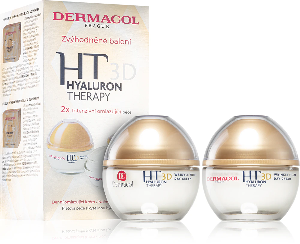 Dermacol Hyaluron Therapy 3D Set for smooth facial skin