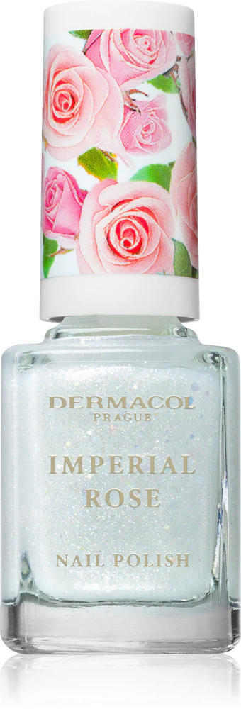 Dermacol Imperial Rose nail polish glitter