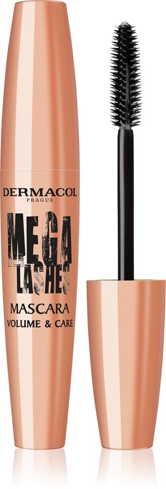 Dermacol Mega Lashes Volume & Care Mascara for extreme volume and intense black color