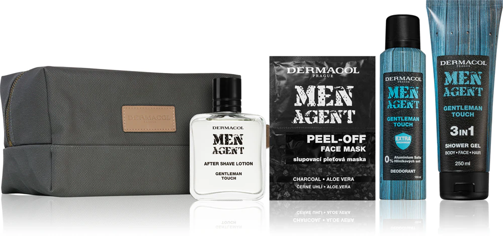 Dermacol Men Agent Gentleman Touch gift set (for body and face) for men