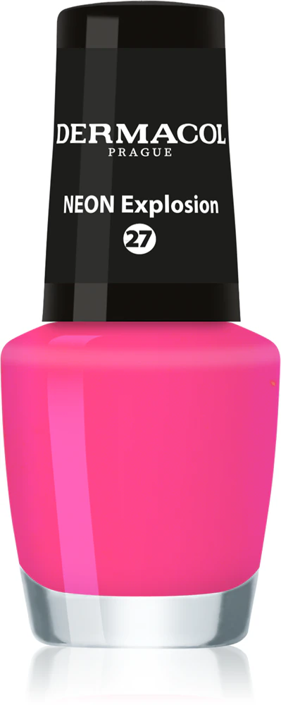 Dermacol Neon neon colored nail polish Farbton 27 Explosion 5 ml