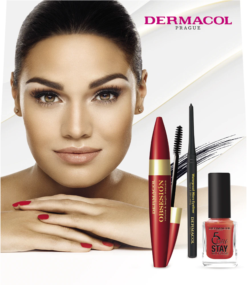Dermacol Obsesión gift set for the perfect look 52 Too Hot