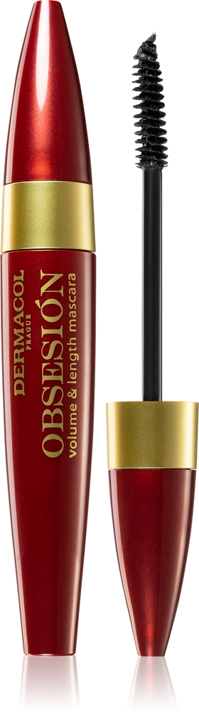 Dermacol Obsesión volume mascara with lengthening effect and eyelash separation