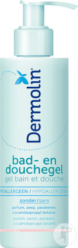 Restaxil Dermolin Hypoallergenic Bath and Shower Gel Pump Dispenser 200ml