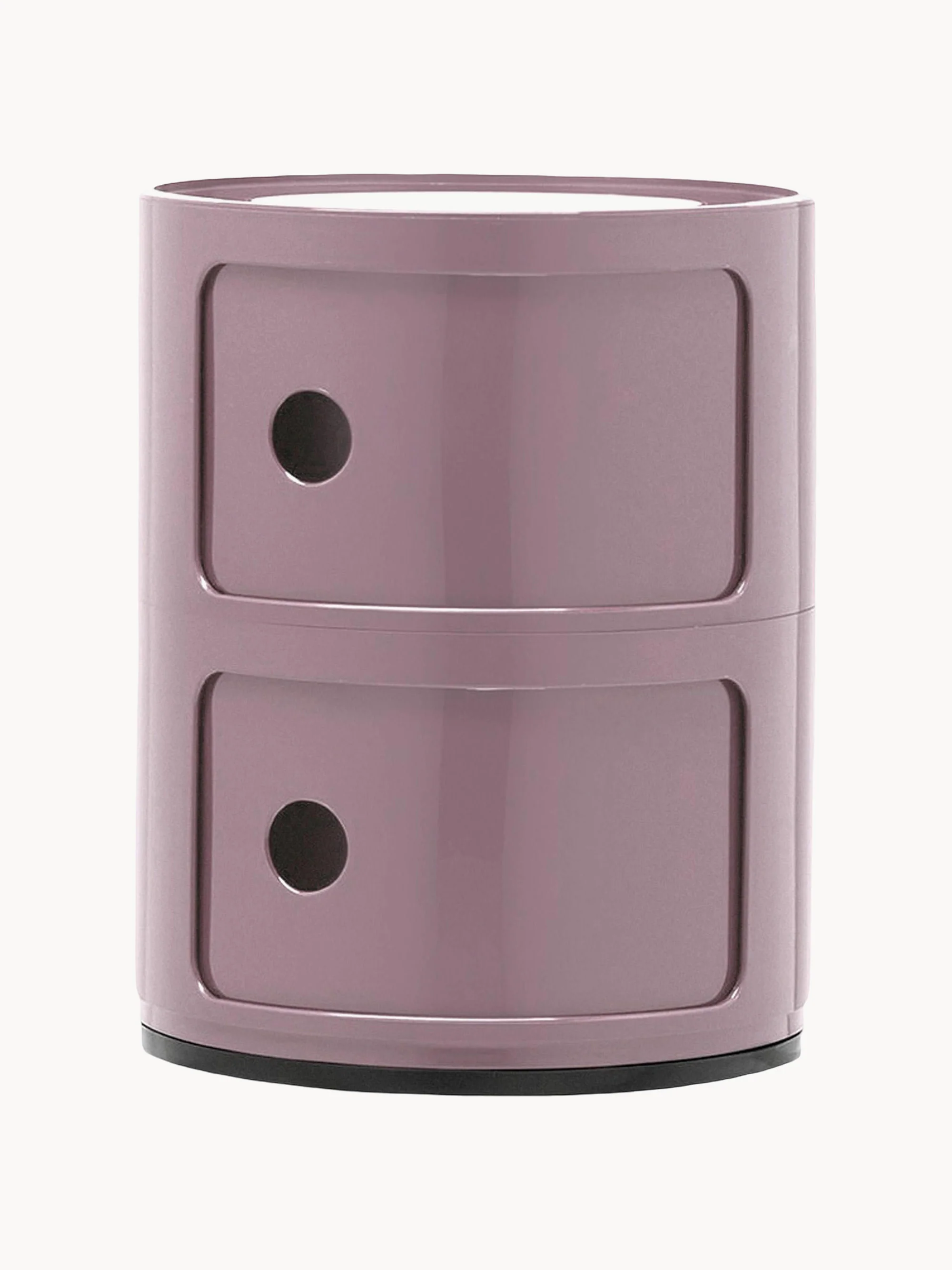 Kartell Modular Container Design, 2 Elements, H 40 cm, Lavender, glossy