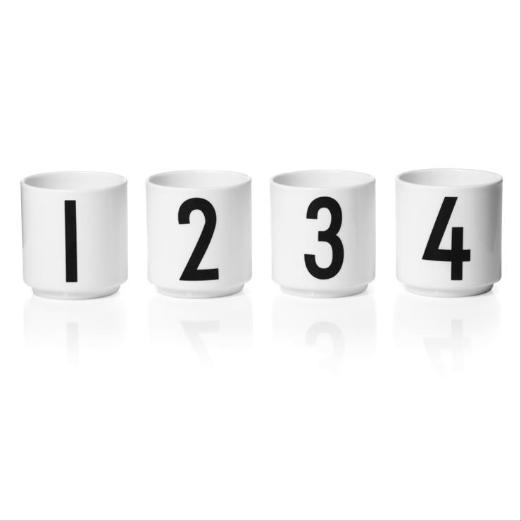 Design Letters Espresso Cup 4-Pack