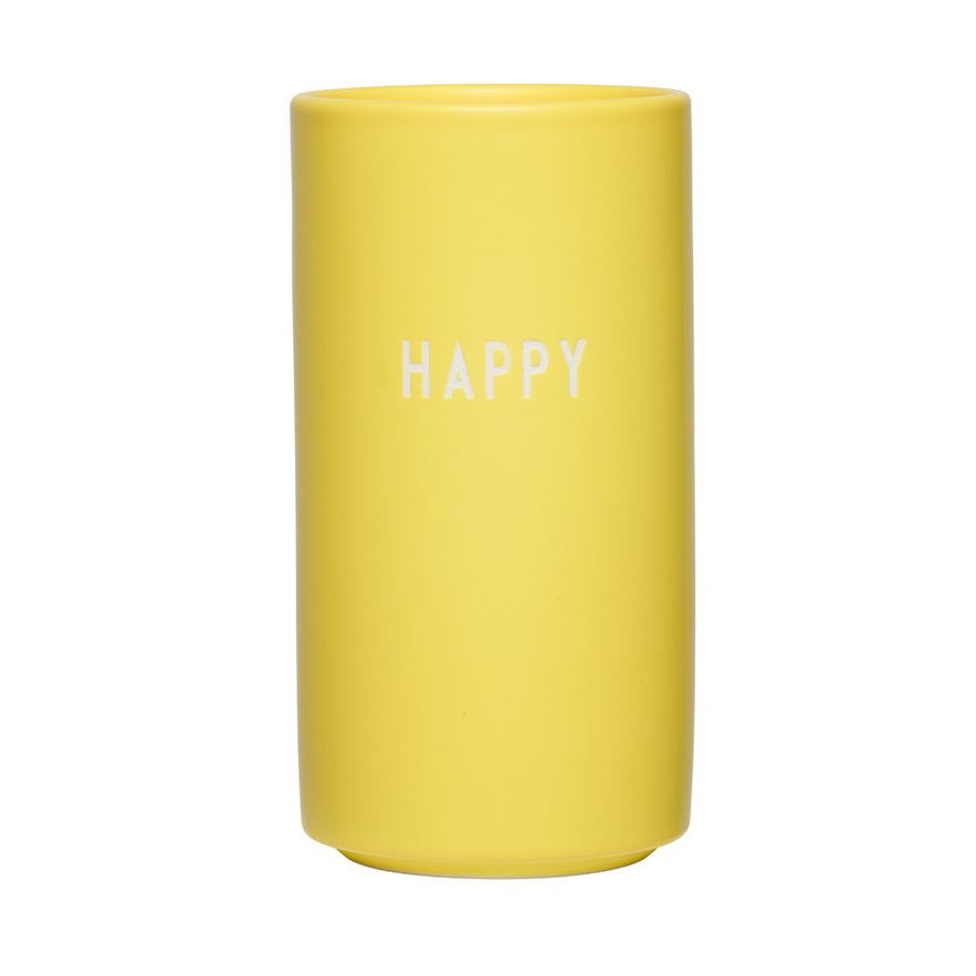 Design Letters Favourite Vase, Yellow