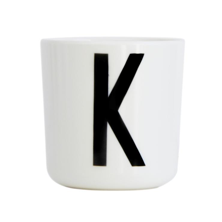 Design Letters Melamine Cup White