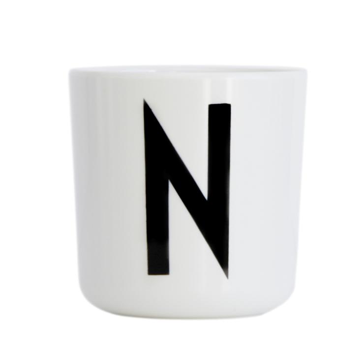 Design Letters Melamine Cup White