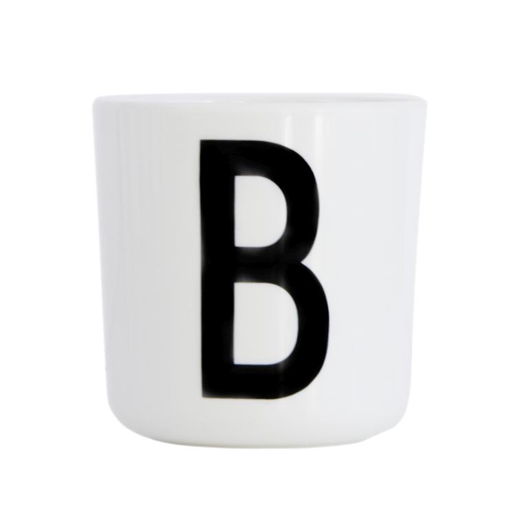 Design Letters Melamine Cup White