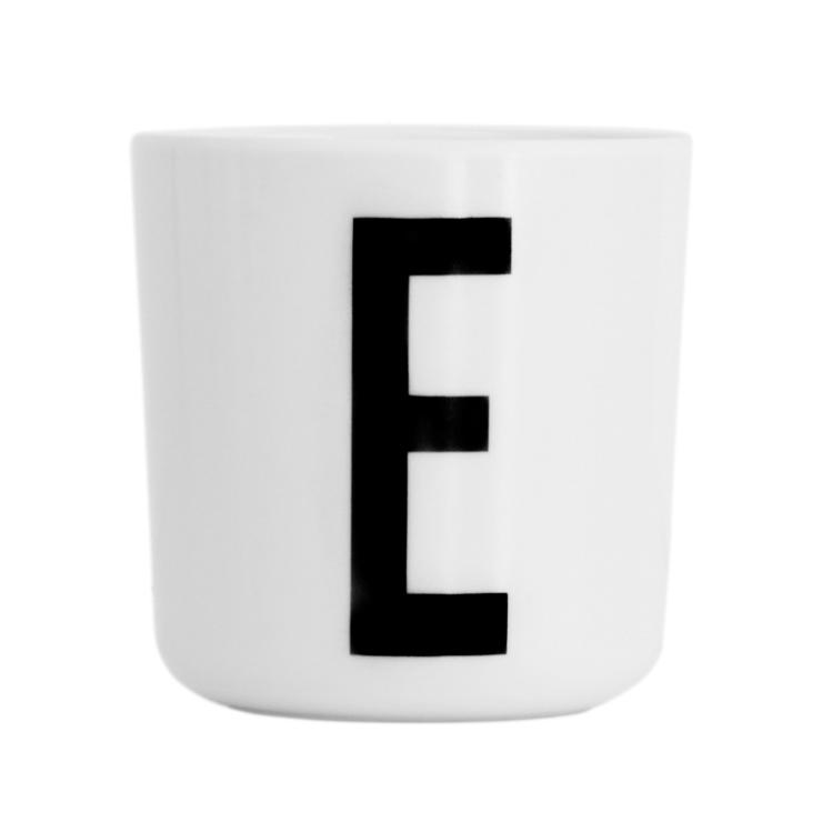 Design Letters Melamine Cup White