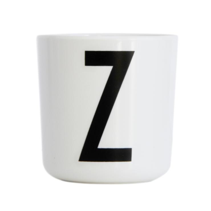Design Letters Melamine Cup White