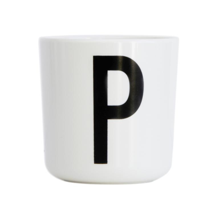 Design Letters Melamine Cup White