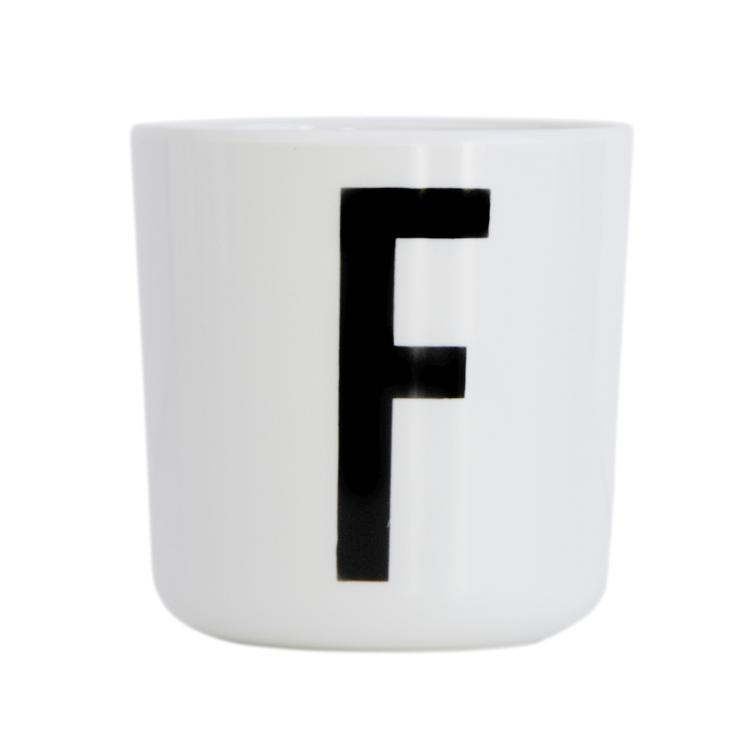 Design Letters Melamine Cup White