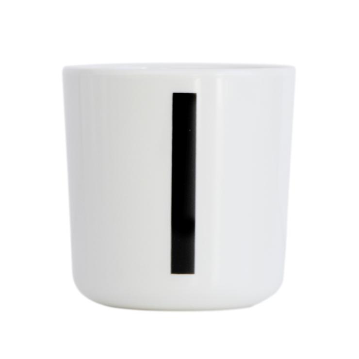 Design Letters Melamine Cup White