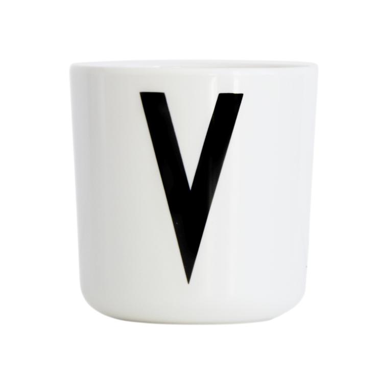 Design Letters Melamine Cup White