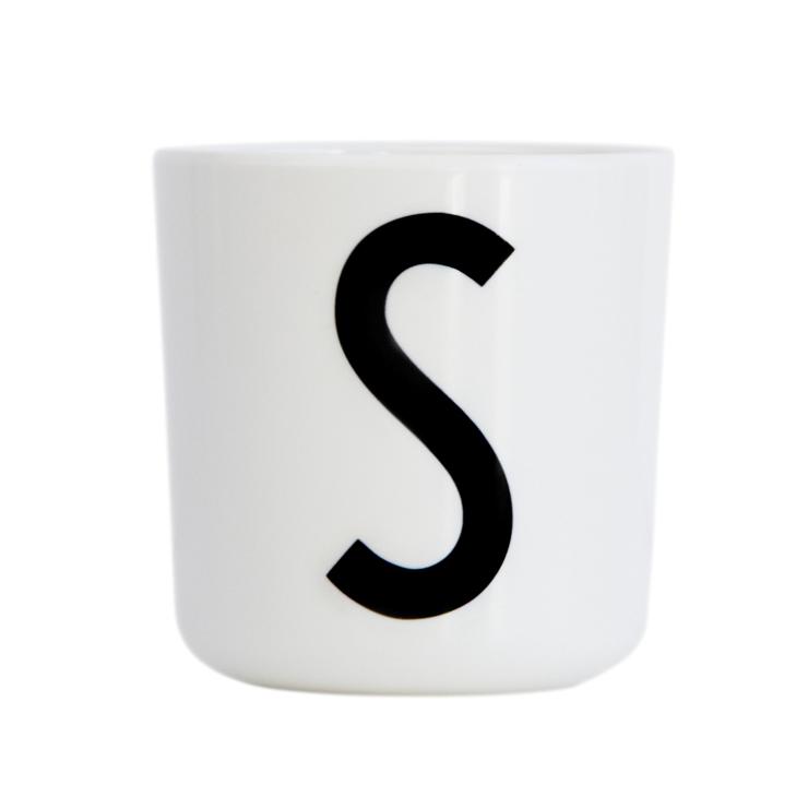 Design Letters Melamine Cup White