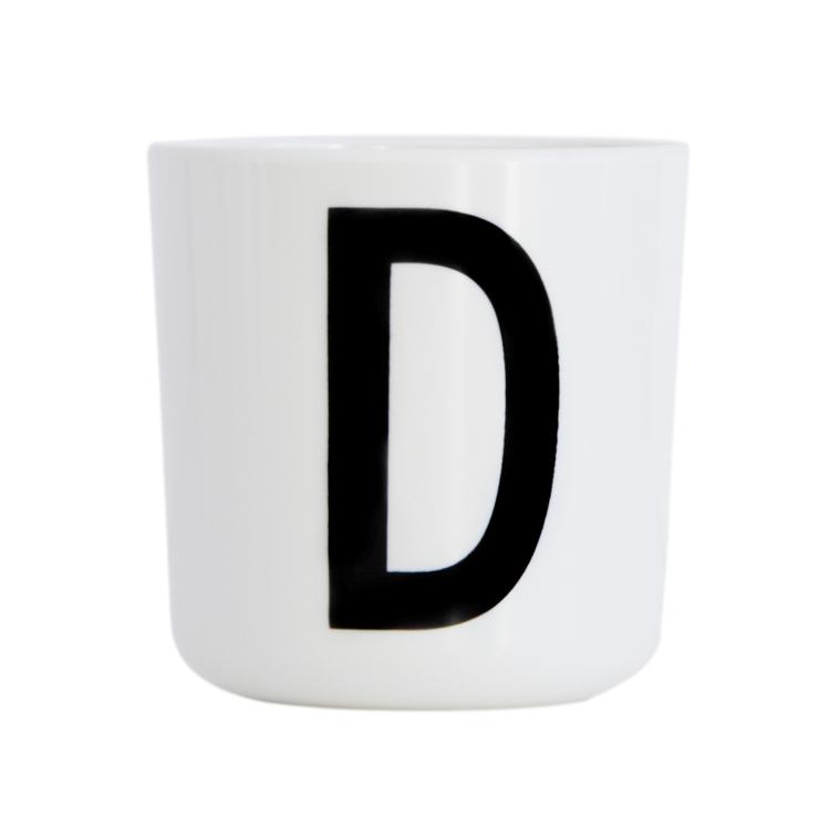 Design Letters Melamine Cup White