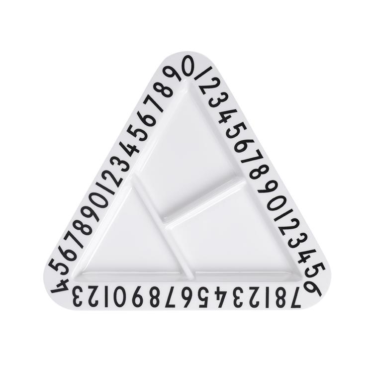 Design Letters Snack Plate Melamine