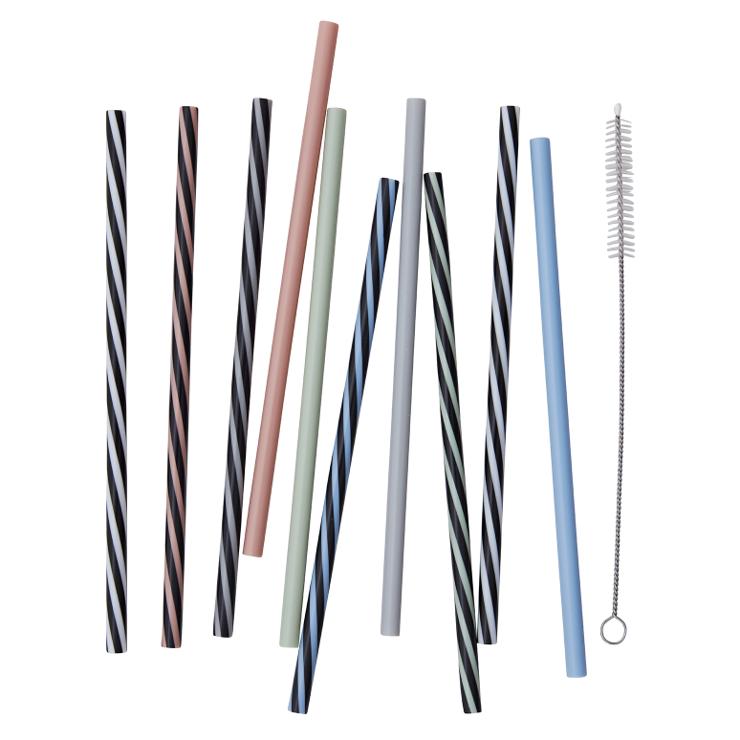 Design Letters Straw Pack Of 10