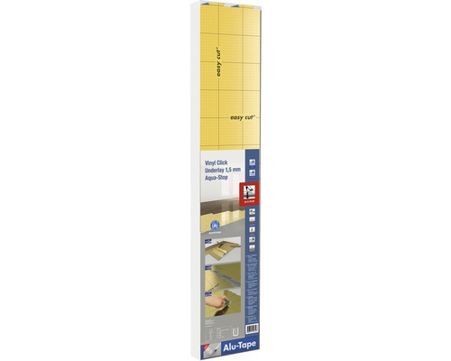 Selit Design & vinyl floor underlay Vinyl Click Underlay 1.5 mm Aqua-Stop 10.2 m²