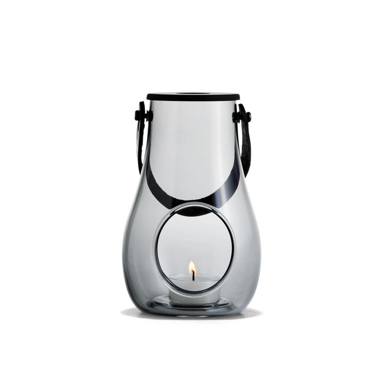 Holmegaard Design With Light Lantern Smoke Gray