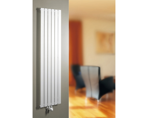 Design radiator Schulte Aachen 2000x464 mm alpine white with center connection