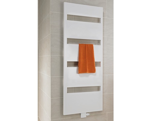 Designer radiator Schulte Turin 1703x605 mm for center connection alpine white matt