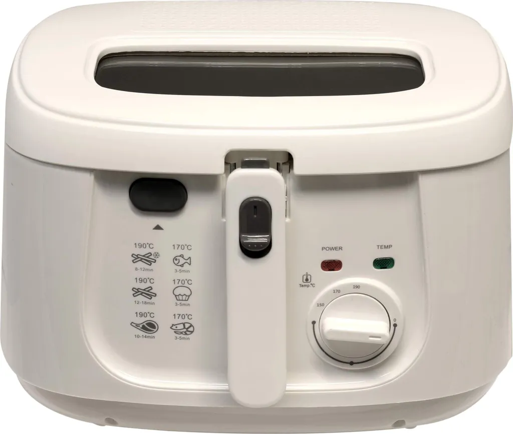 COOK 4 YOU DESKI 1800 Watt 2.5 Liter Deep Fryer White 613-400470
