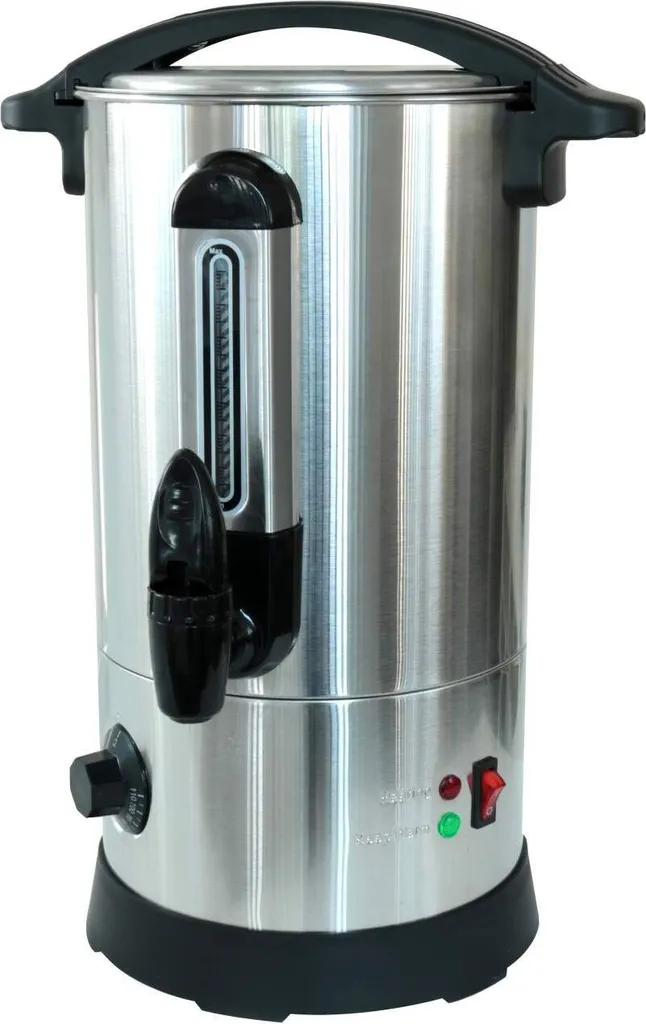 Deski Mulled Wine Pot 8 Liters 1800 Watt Stainless Steel Hot Beverages