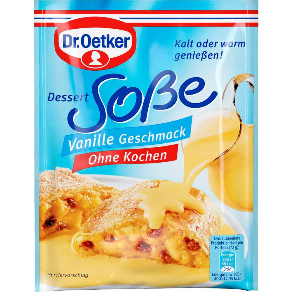 Dr. Oetker Dessert sauce without cooking, vanilla