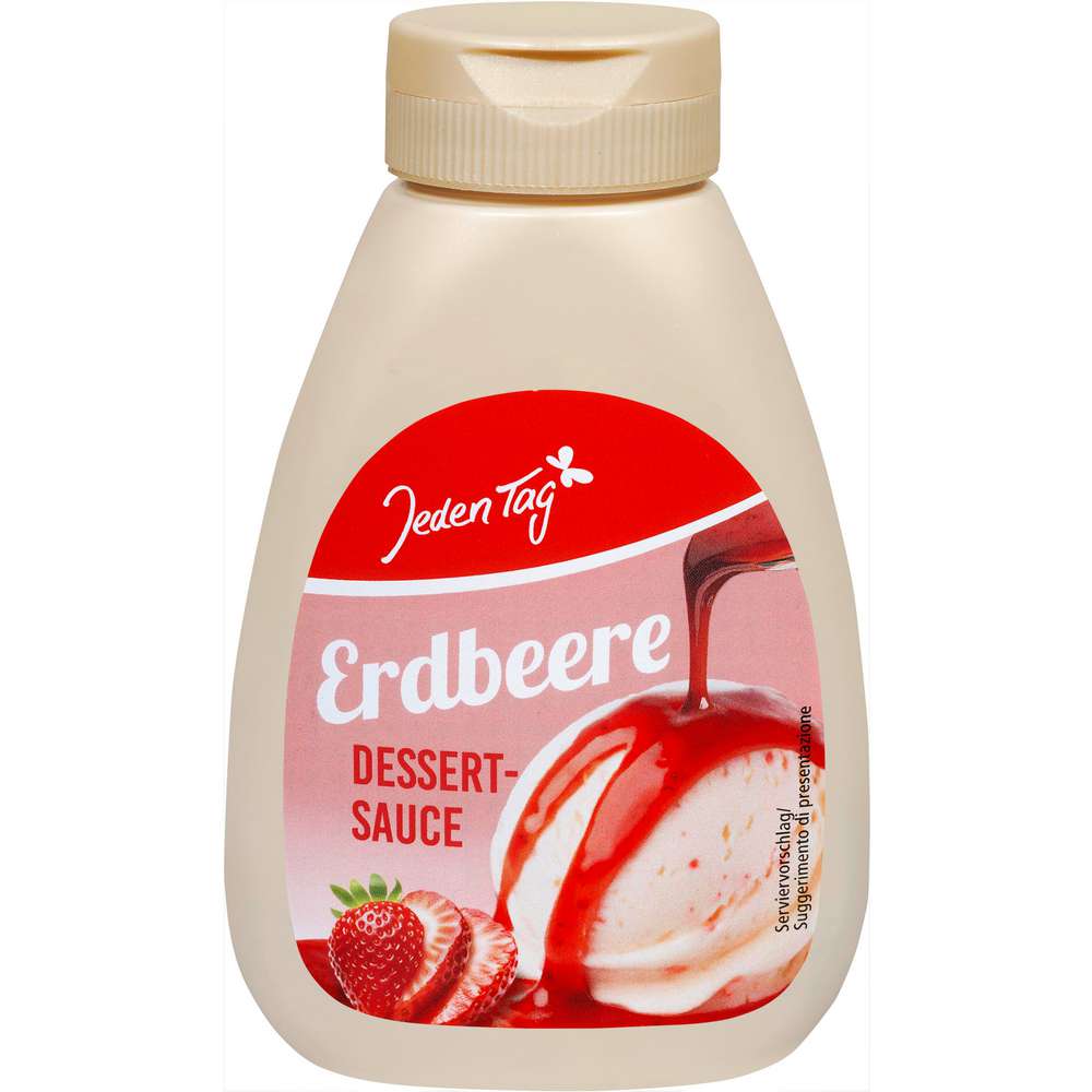 Jeden Tag Strawberry dessert sauce 190g