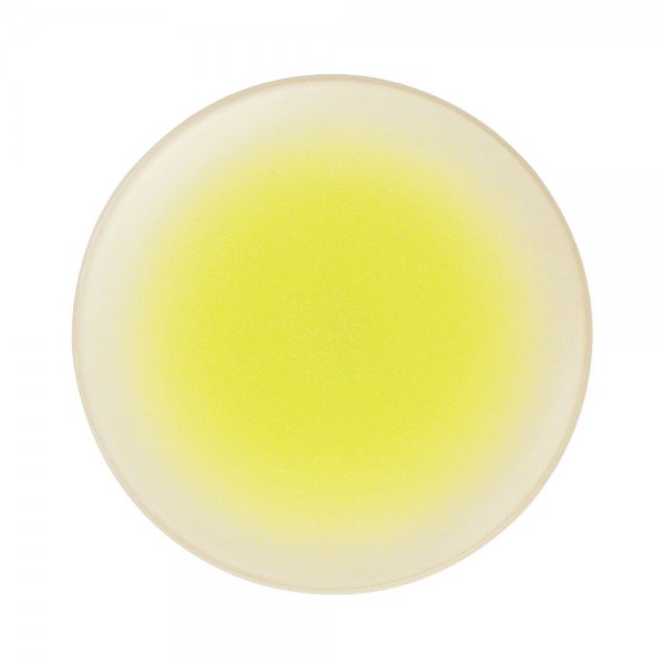 Koi Porcelain Dessert Plate Yellow by Asa