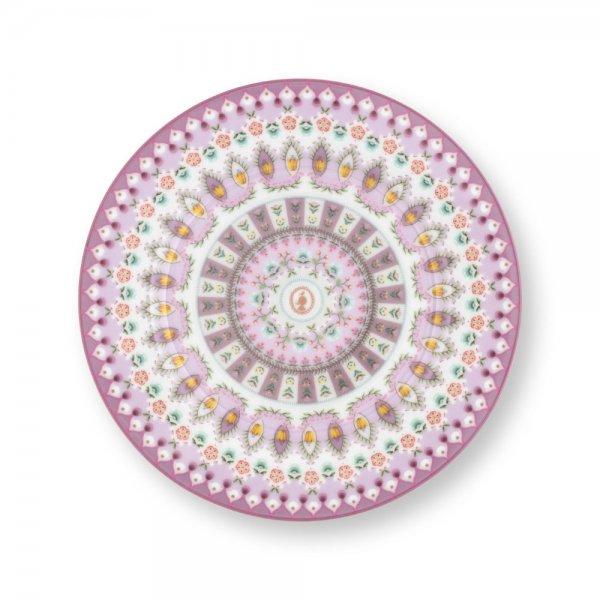 Dessert plate Lily & Lotus Lilac (17cm) by Pip Studio