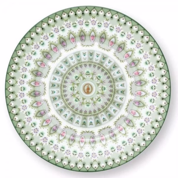 PiP Studio Dessert Plate Lily & Lotus Moon Delight Light Green Pip
