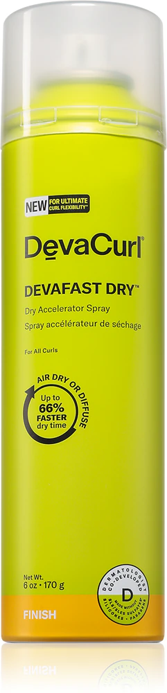 DevaCurl DevaFast Dry™ hairspray for faster drying