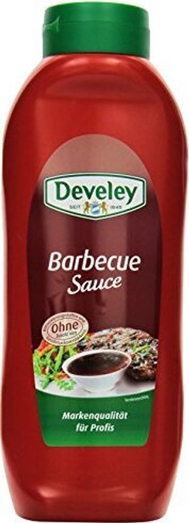 Develey Mustard & Feinkost Develey Barbecue Sauce smoky 4-pack (4 x 875 ml) 3500 ml