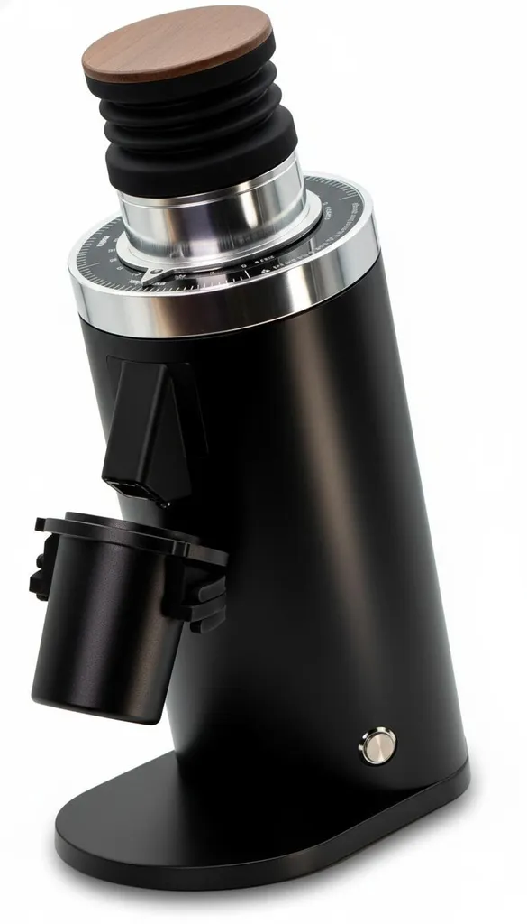 Freeze. DF64 Coffee Grinder Gen 2 II V2.5, Famous White Label, Electric Single-Dose Coffee Grinder, Virtually Retention-Free (Black)
