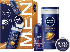 NIVEA MEN gift set sport box 3 pieces, 1 piece