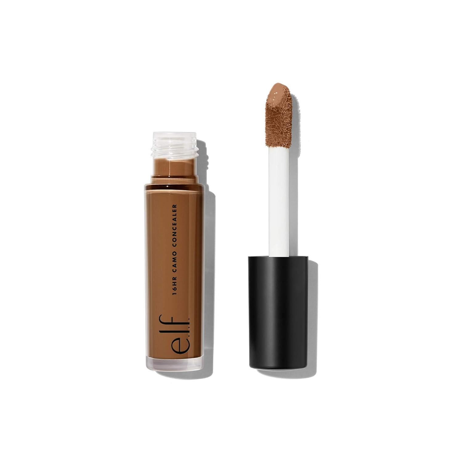 e.l.f. e.l.f. 16HR Camo Concealer, Full Coverage & Highly Pigmented, Matte Finish, Light Peach, 0.203 Fl Oz (6 ml)

