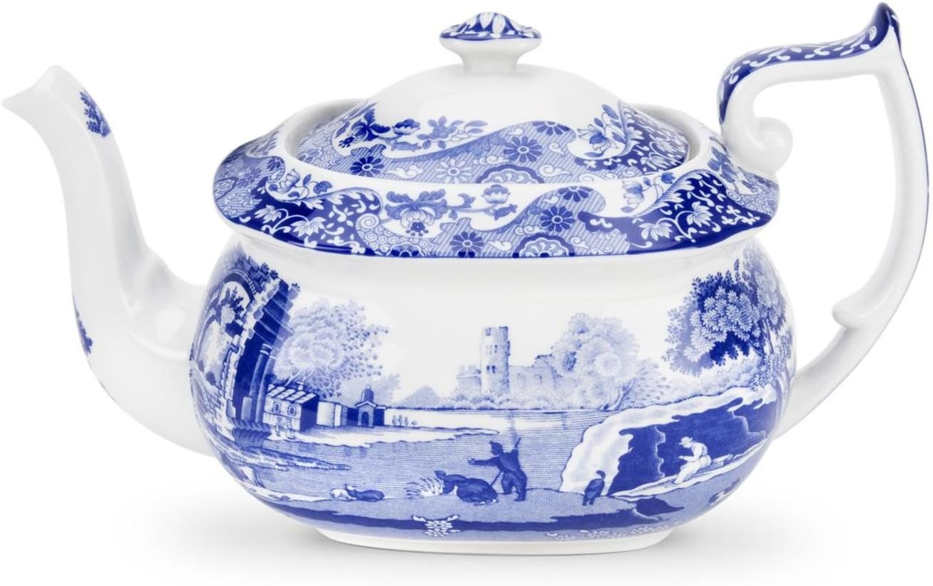 Spode Blue Italian Teapot