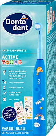 Dontodent Electric Toothbrush for Children Active Young Blue, 1 pc
