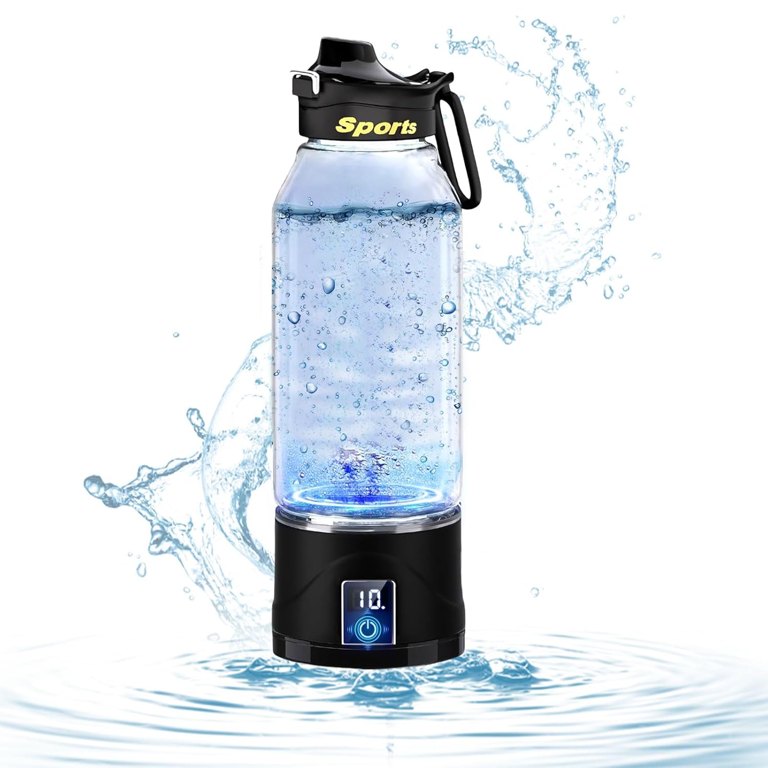 Hydrogen Water Bottle 1000ml Hydrogen Water Generator Portable Hydrogen Rich Water Cup Hydrogen Water Machine USB Rechargeable Hydrogen Water Heater Bottle for