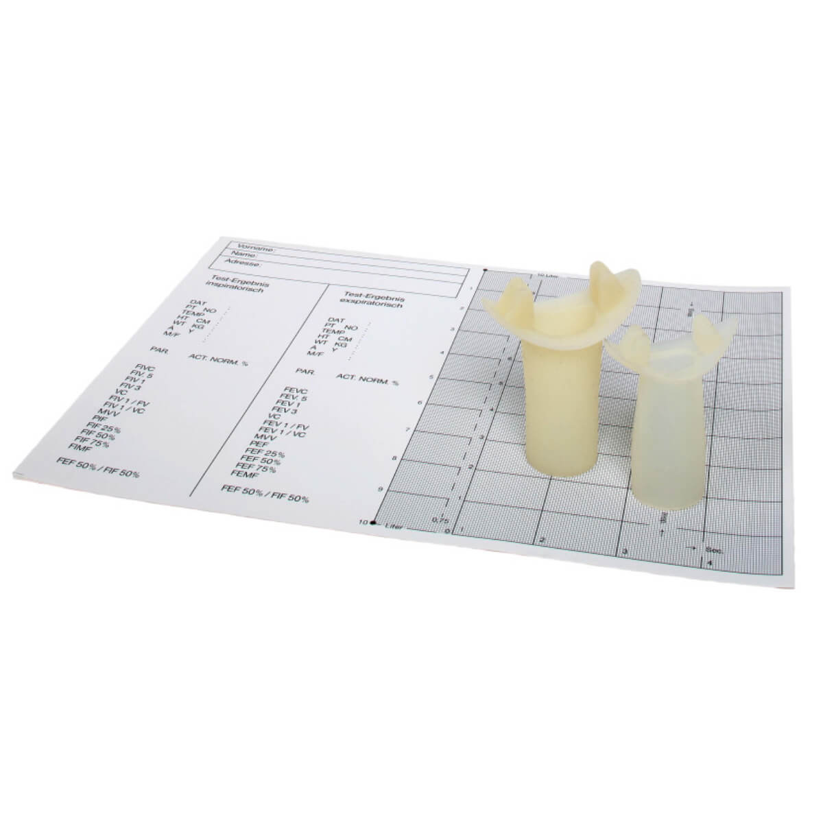 Diagram Halbach Spirometry paper for Vitalograph spirometers W 111 x Ø 48 mm