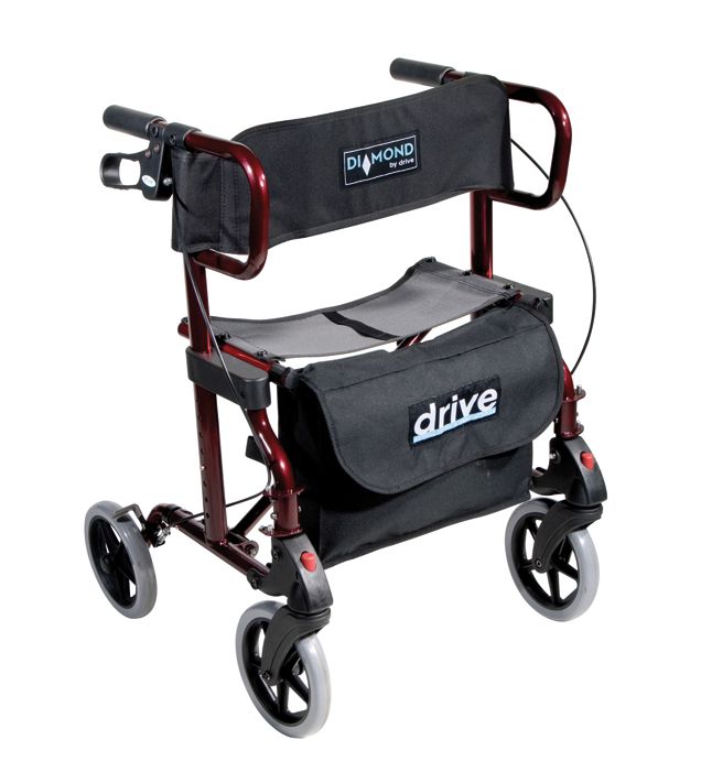 Diamond Deluxe Drive Medical *rollator and transport wheelchair* 2in1 wheelchair 1 St