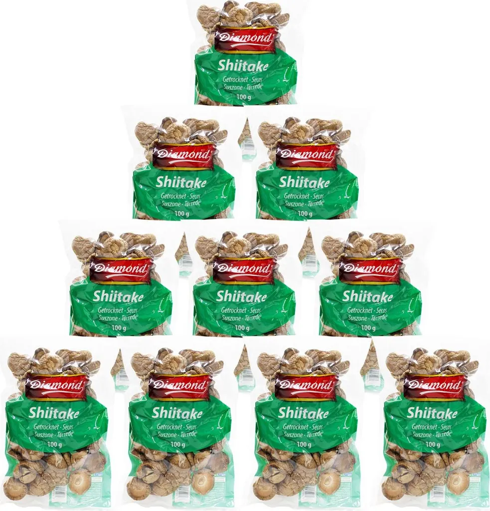 Diamond Shitake Mushrooms 10x100g Nam Dong Co 1000g