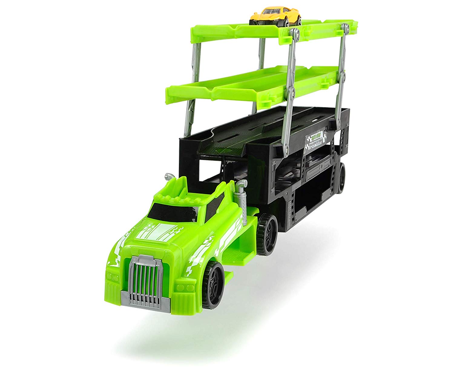 Dickie Toys 203747002 Stack And Store Transporter Car Transporter With Spac