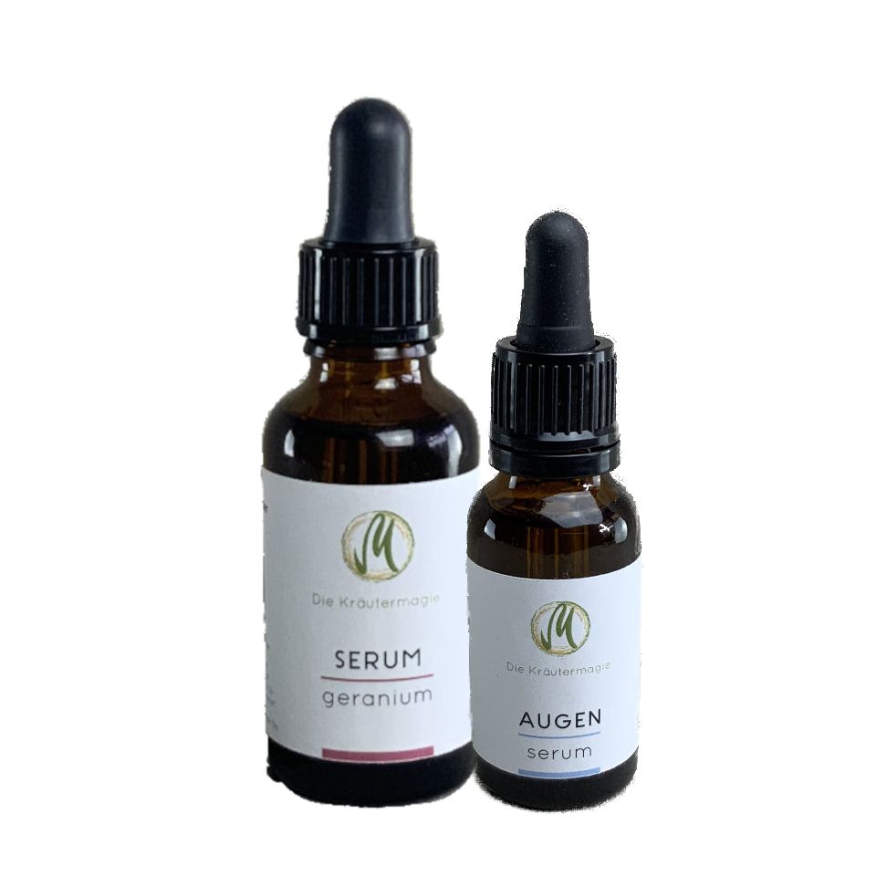 The Herbal Magic - Value Pack: Geranium Facial Serum + Eye Serum 1 St