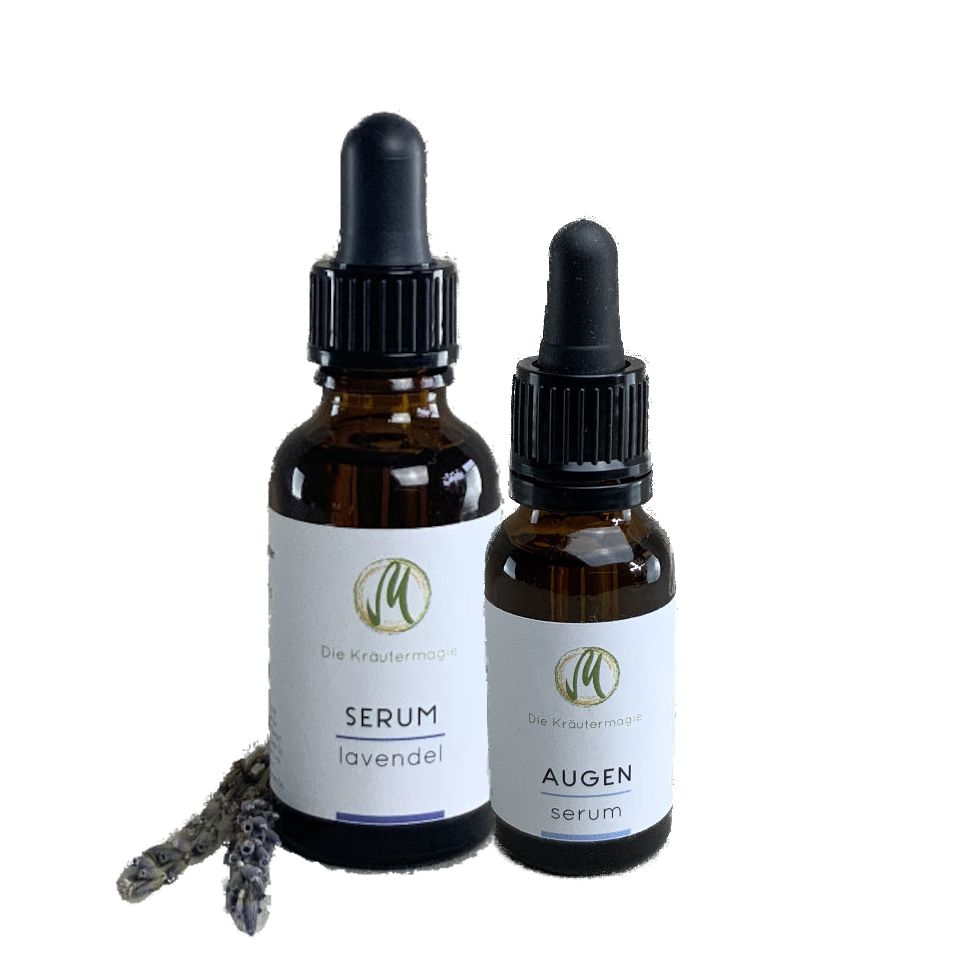 The Herbal Magic - Value Pack: Lavender Face Serum + Eye Serum 1 St